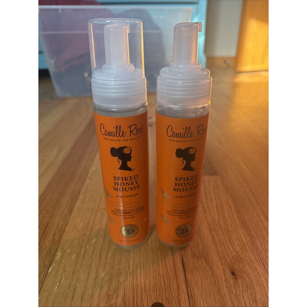 NEW Camille Rose Spiked Honey Mousse 8oz Lot Of 2